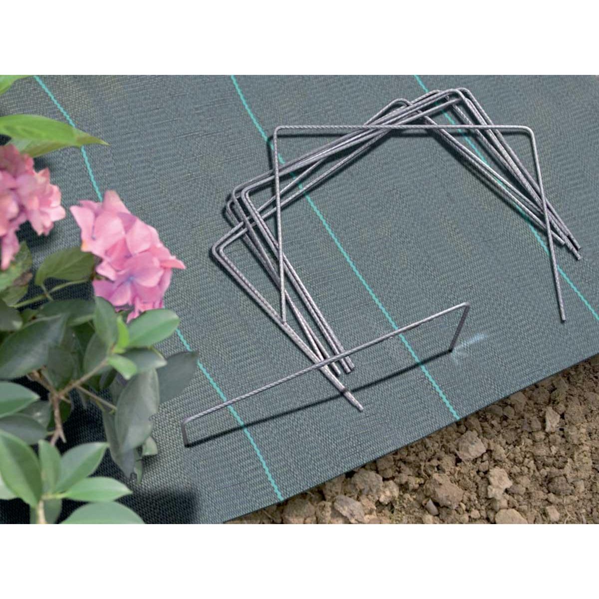 Nortene 20 Agrafes de fixation FIXSOL XL - Métal - 20 x 25 x 20 cm