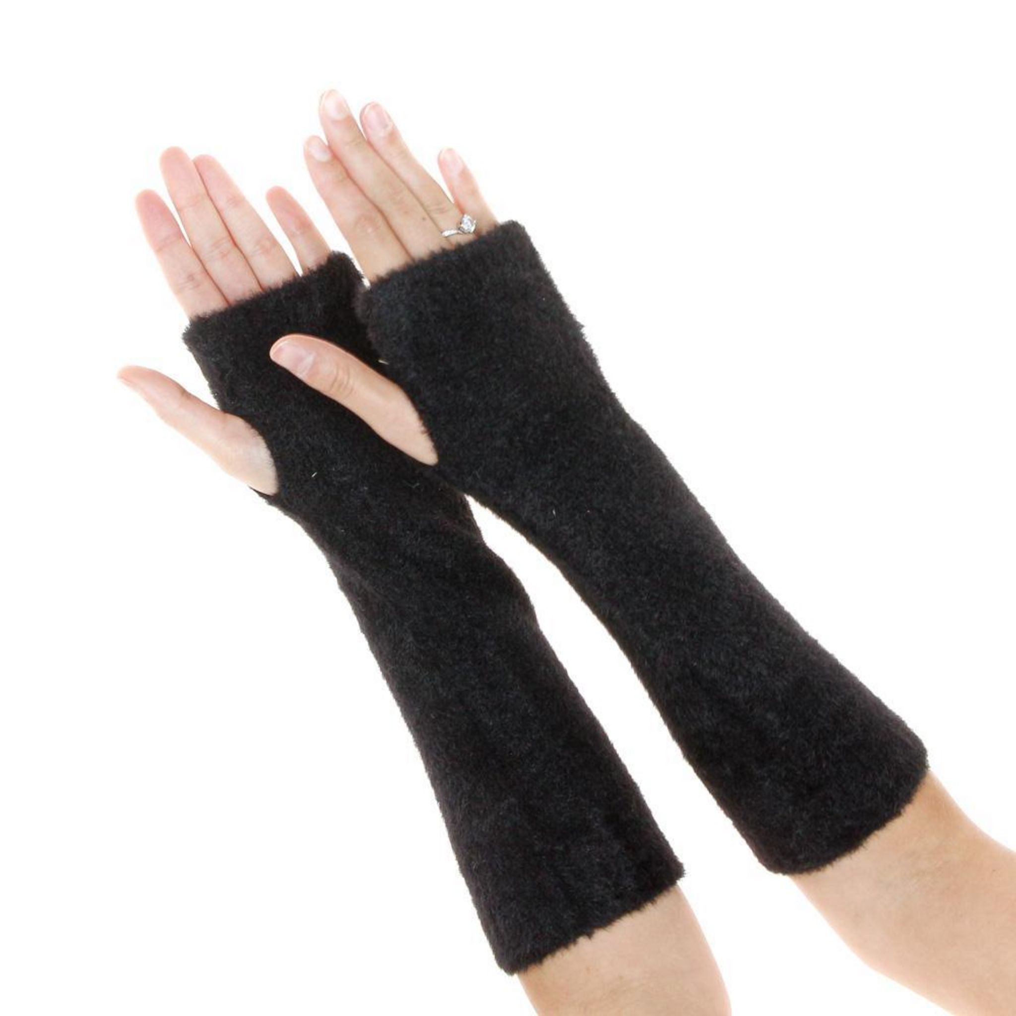 Stella Green Mitaines Longues es Femme Stella Green MAO. Coloris disponibles : Noir