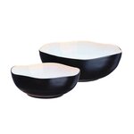 BJORN Saladier IRIS Ø24cm et Ø28,5cm - 2 pièces - Blanc ivoire