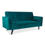 Paris Prix Canapé Convertible 3 Places Scandinave  Navya  Vert