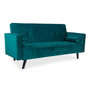 Voir la diapositive 1 : Paris Prix Canapé Convertible 3 Places Scandinave  Navya  Vert