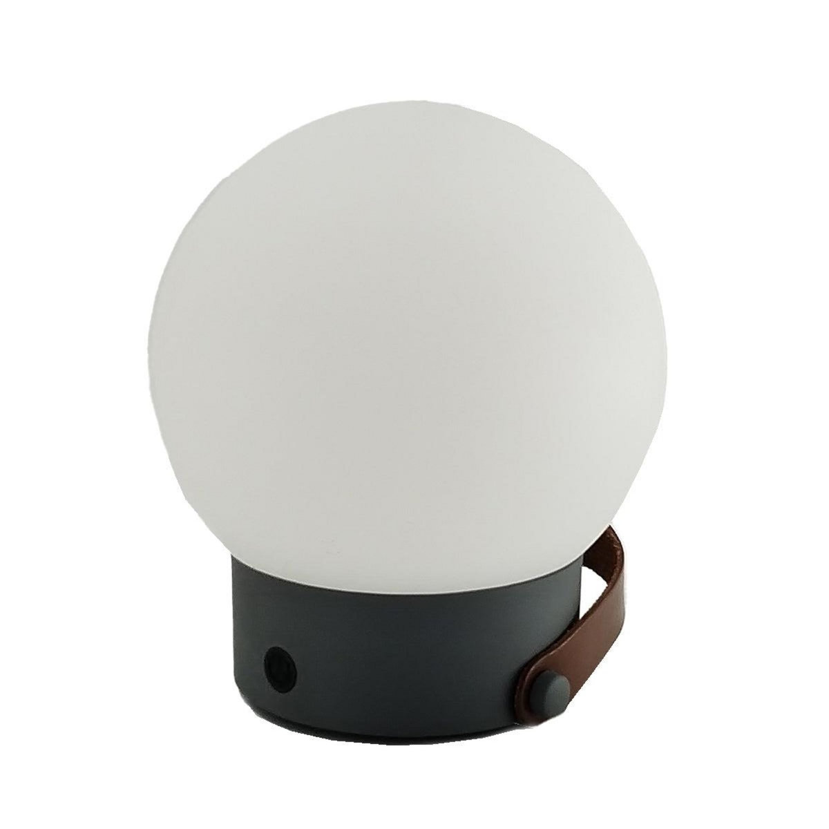 Lumisky Baladeuse solaire GLOBY Gris anthracite Plastique H23 cm