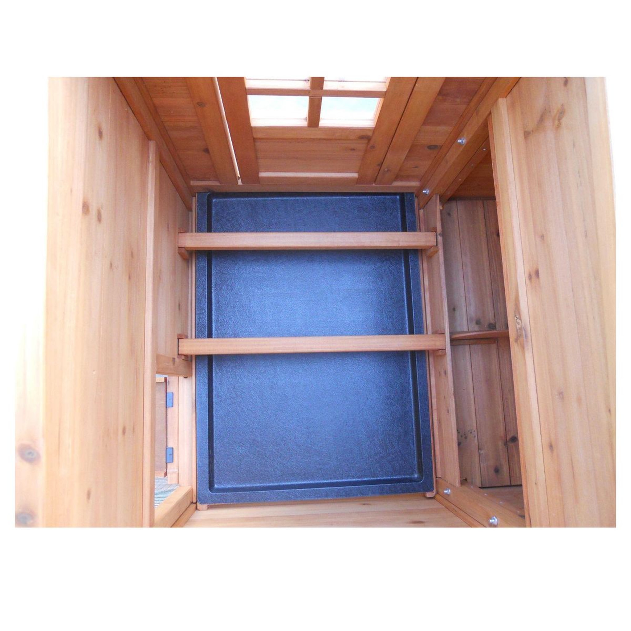 Voir la diapositive 4 : Habita Poulailler standard / 1,50 m2 / 3-4 poules / toit bitumé 1 pente