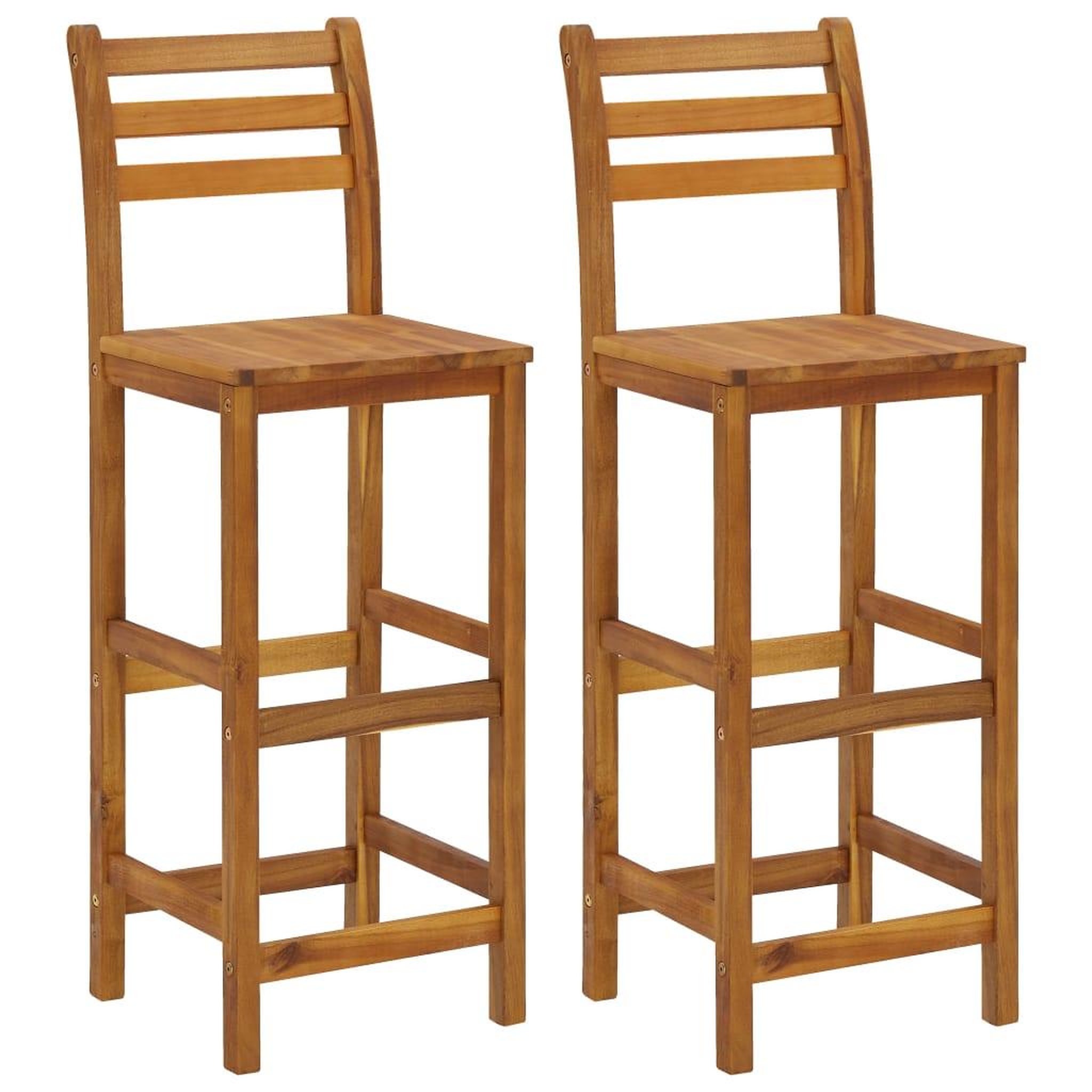 Voir la diapositive 5 : VIDAXL Ensemble de bar de balcon 3 pcs Bois d'acacia massif