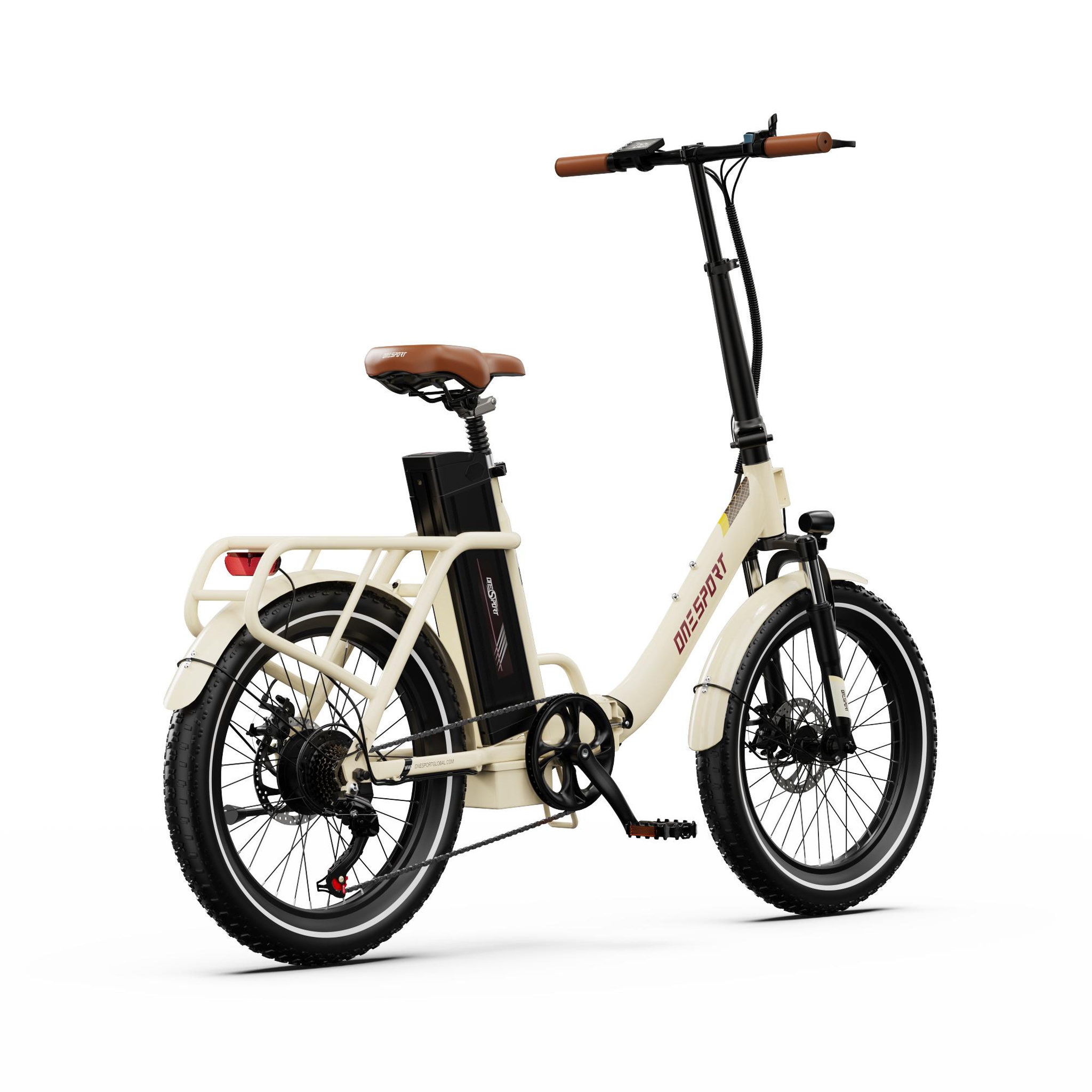 Voir la diapositive 4 : ONESPORT Vélo électrique pliant OneSport OT16-2