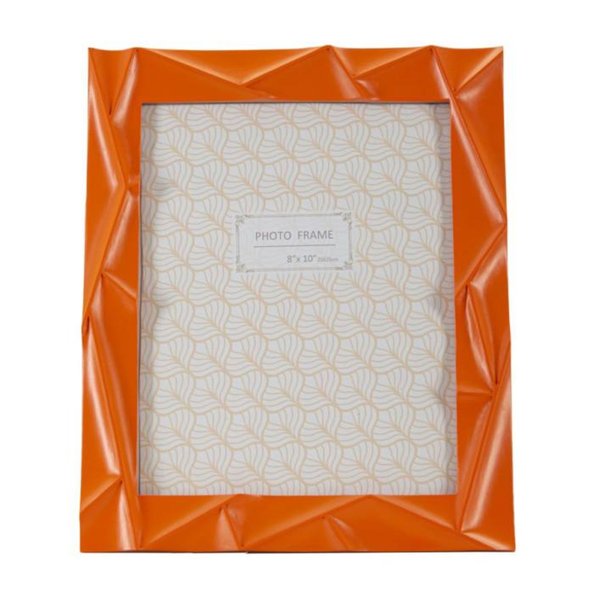 Voir la diapositive 2 : Paris Prix Cadre Photo Déco en Résine  Orangy  20x25cm Orange