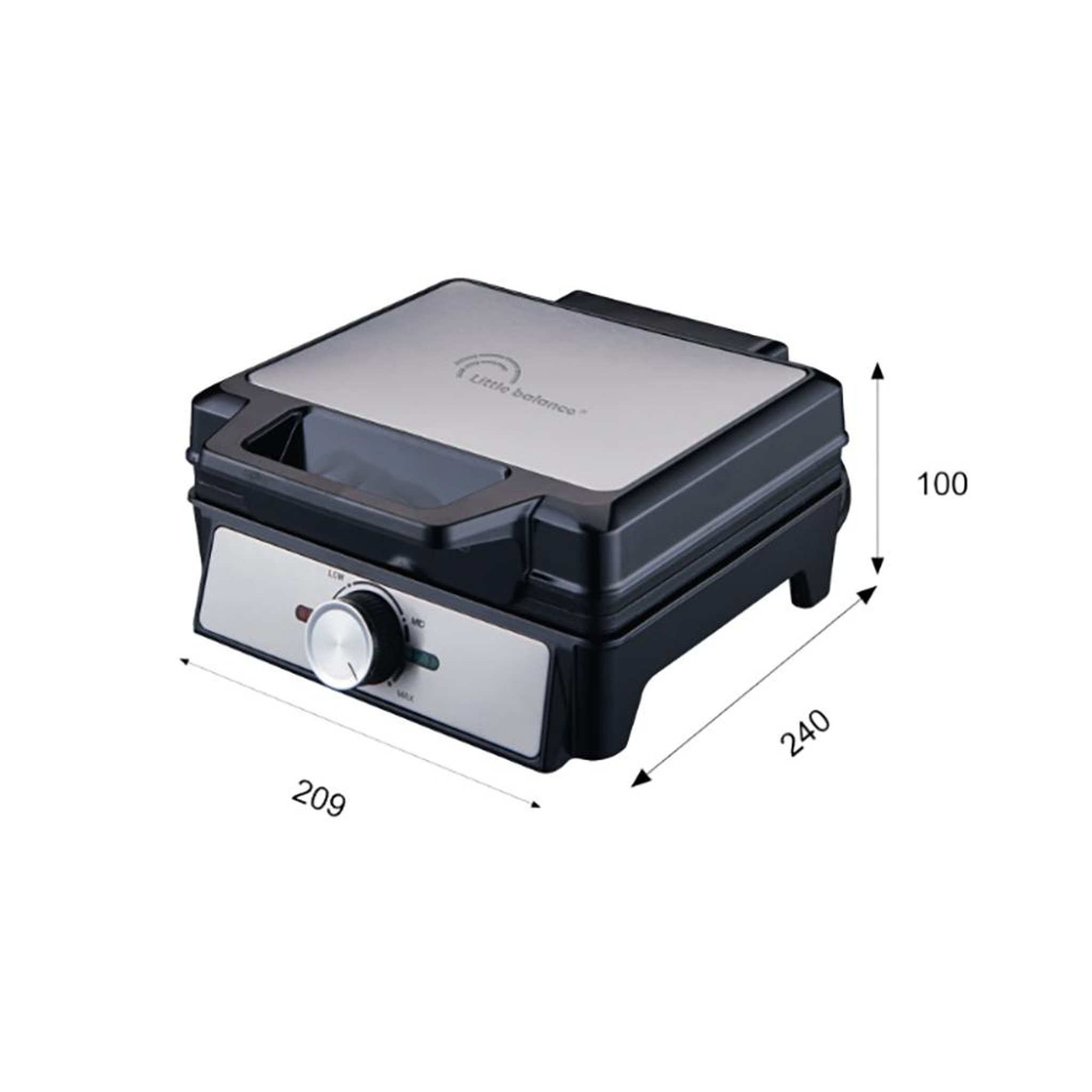 Voir la diapositive 2 : LITTLE BALANCE Gaufrier 1600w - 8816