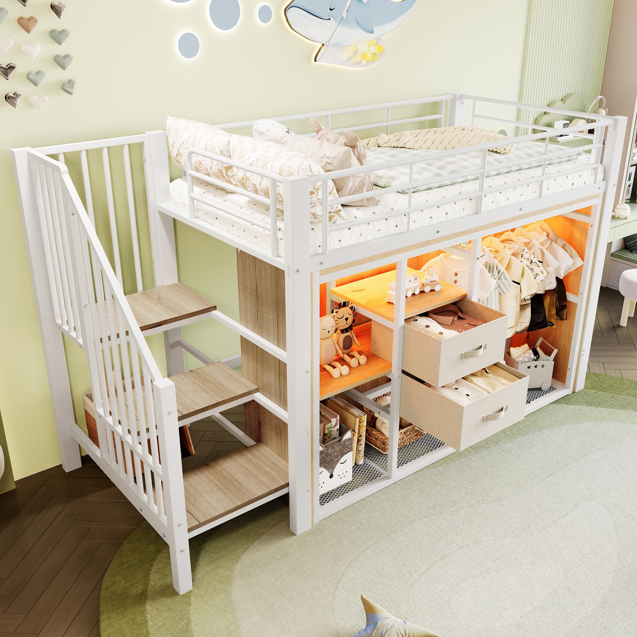 Voir la diapositive 5 : MERAX Lit mezzanine enfant