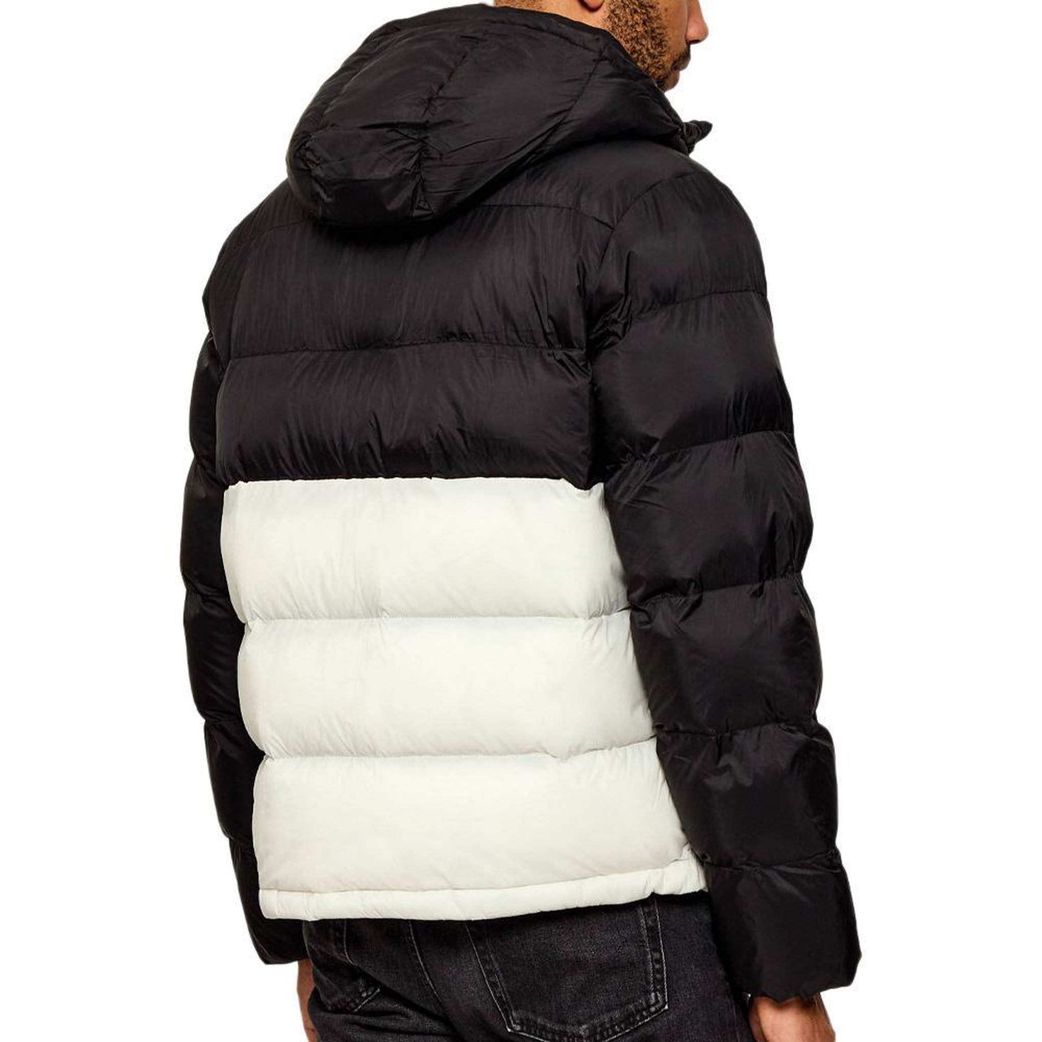 Voir la diapositive 2 : CALVIN KLEIN JEANS Doudoune Noir/Blanche Homme Calvin Klein Jeans Nylon