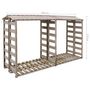 Voir la diapositive 4 : VIDAXL Abri de stockage du bois de chauffage 300x90x176cm Pin impregne