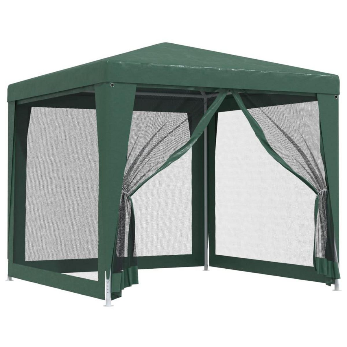 VIDAXL Tente de fete avec 4 parois laterales en maille Vert 2.5x2.5 m