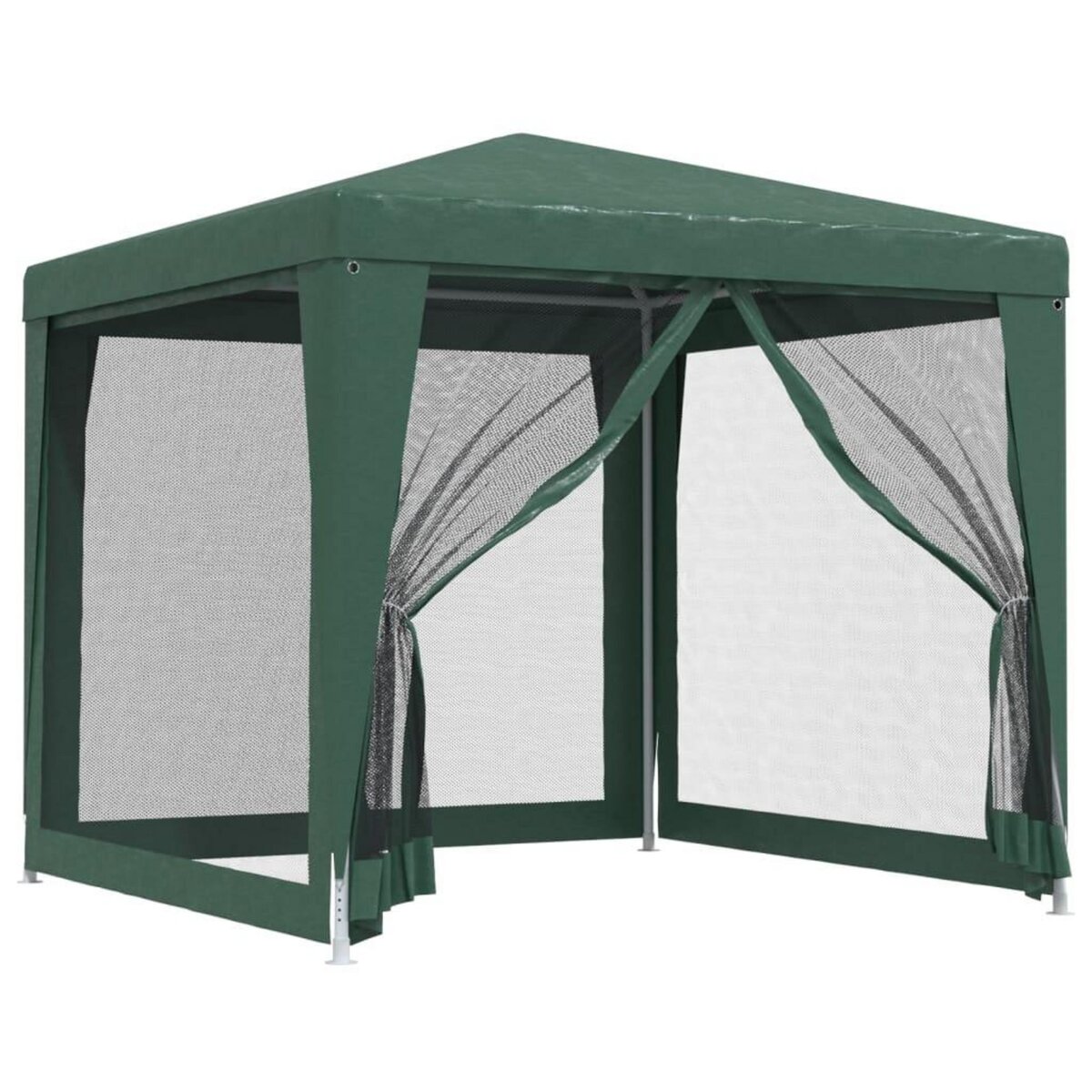 VIDAXL Tente de fete avec 4 parois laterales en maille Vert 2.5x2.5 m