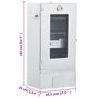 Voir la diapositive 6 : VIDAXL Fumoir a four a BBQ generateur de fumee froide acier galvanise