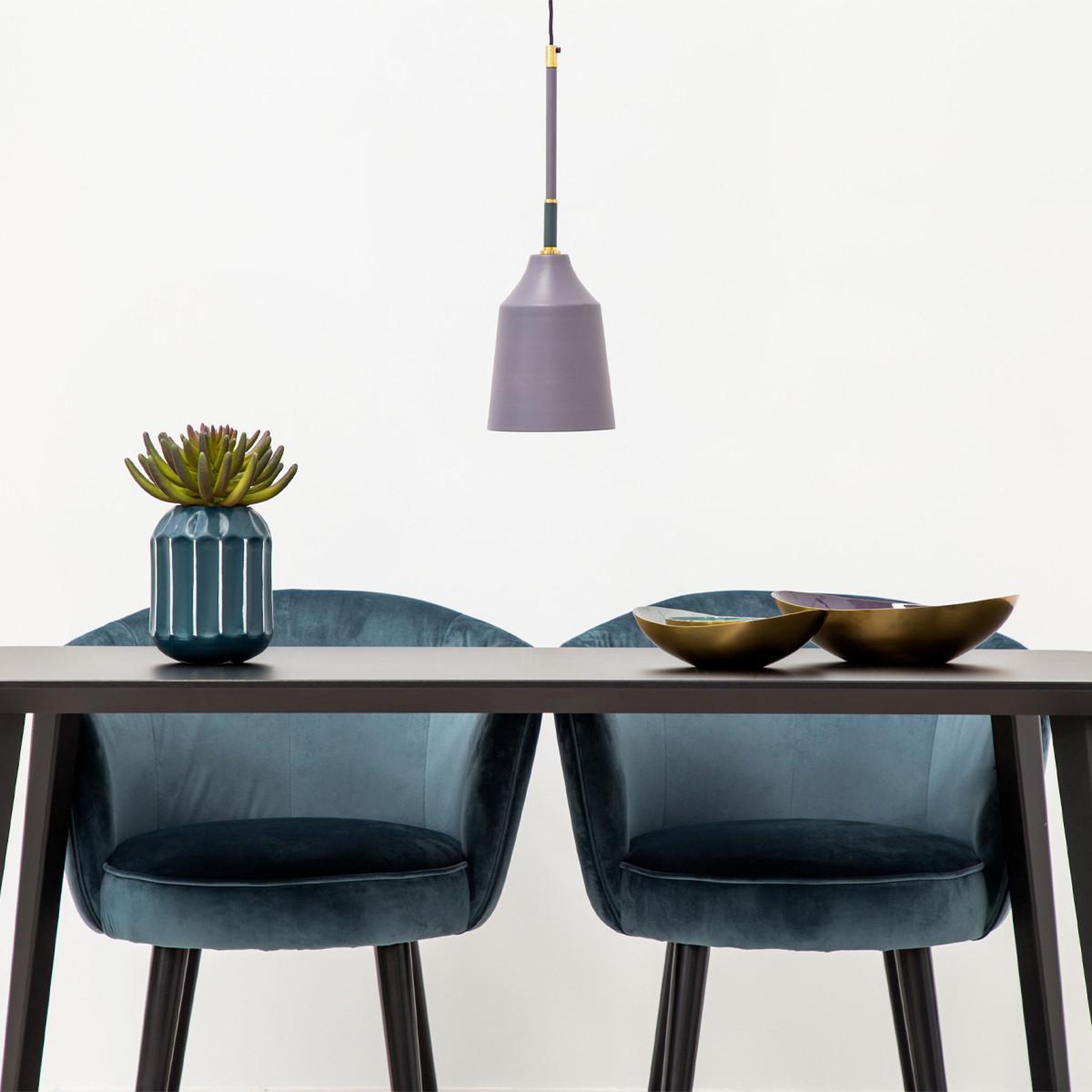 Voir la diapositive 3 : Paris Prix Lampe Suspension en Métal  Caja  45cm Violet