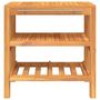 Voir la diapositive 3 : VIDAXL Armoire de salle de bain avec 2 etageres 74x45x75cm bois massif