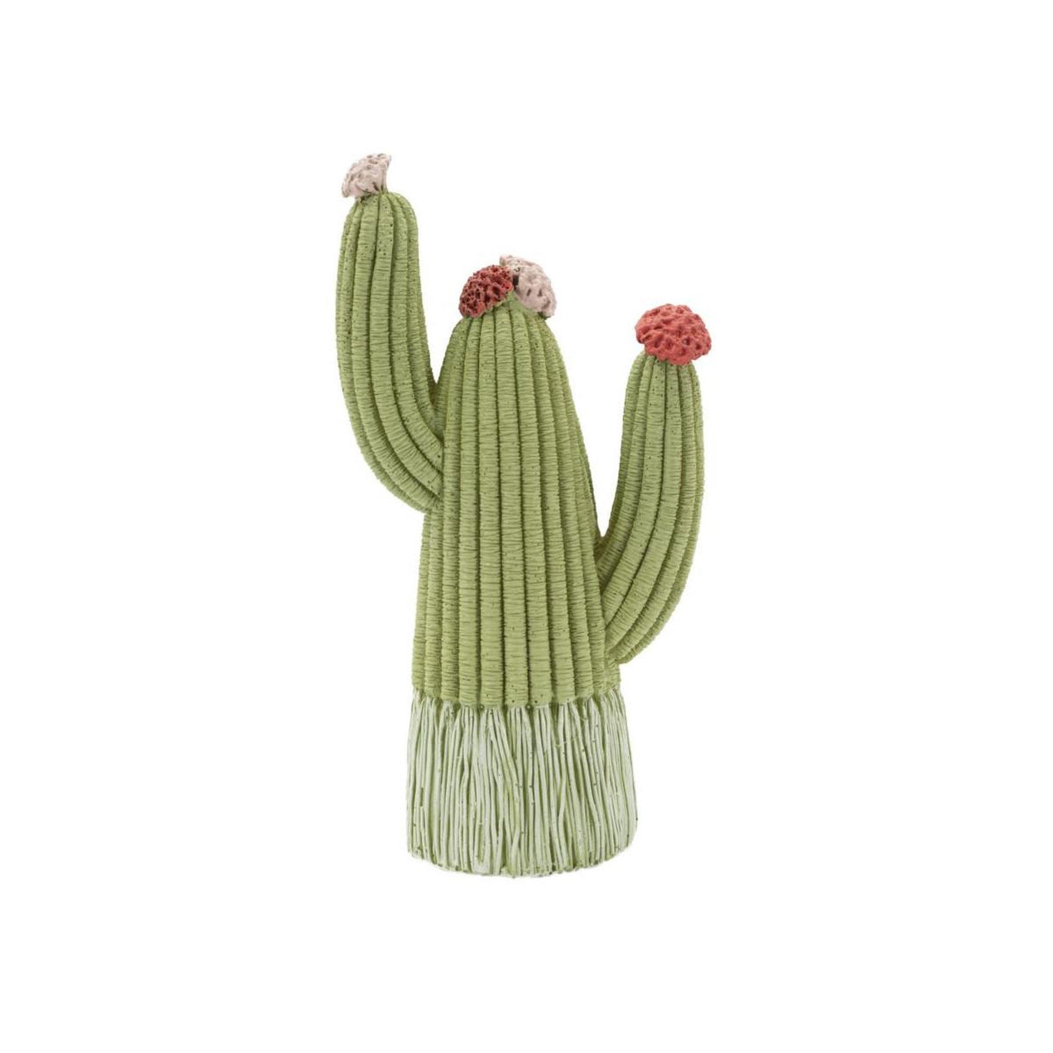 Voir la diapositive 2 : Paris Prix Cactus déco en résine  jeffery  20cm vert