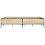 Voir la diapositive 5 : VIDAXL Cadre de lit sans matelas chene sonoma 140x190 cm
