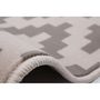 Voir la diapositive 3 : Paris Prix Tapis Géométrique à Poils Courts  Now III  Taupe