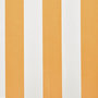 Voir la diapositive 4 : VIDAXL Tissu d'auvent Jaune tournesol/blanc 4 x 3 m (cadre non inclus)