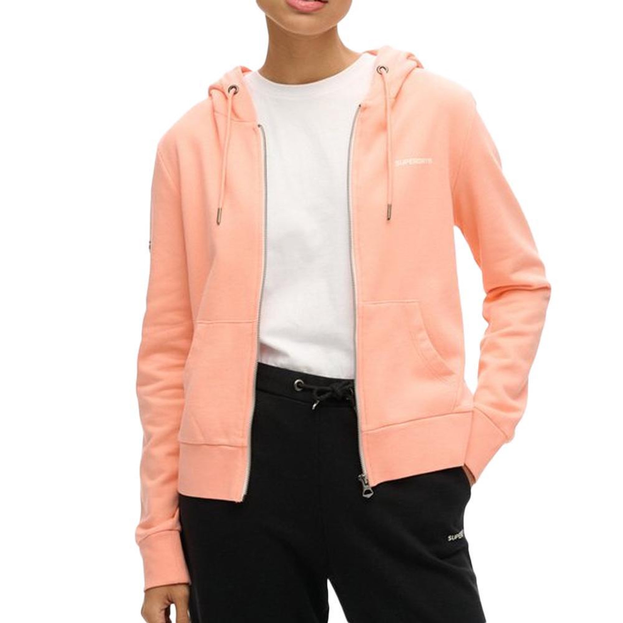 SUPERDRY Veste Zippée  Femme Superdry Plain. Coloris disponibles : Orange