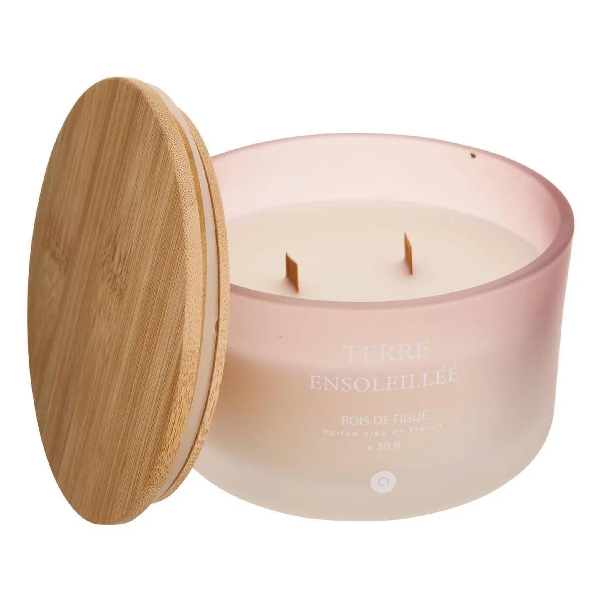 Voir la diapositive 2 : ATMOSPHERA Bougie parfumée en verre  sana  420g terre ensoleillée