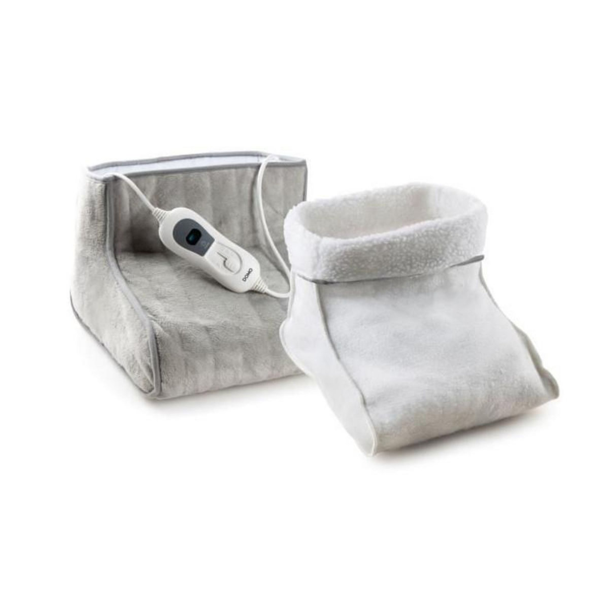 Domo Chauffe-pieds DOMO - Soulage l'arthrose et stimule la circulation - 3 niveaux de chaleur - Polyester - 30x30x24 cm