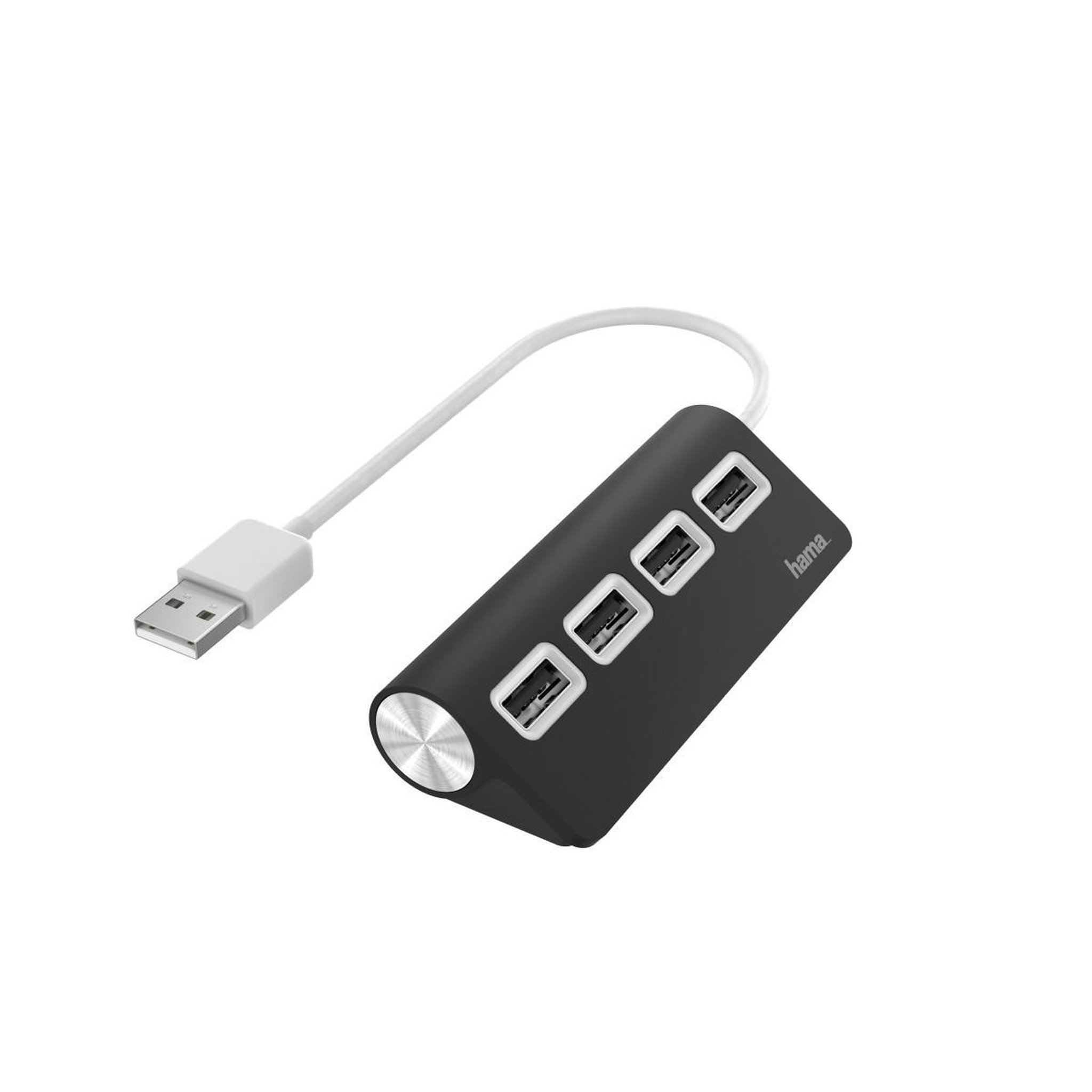 Voir la diapositive 2 : Hama Hub USB 2.0 Hama 4047443436900 4 Ports 480 Mbit/s Noir