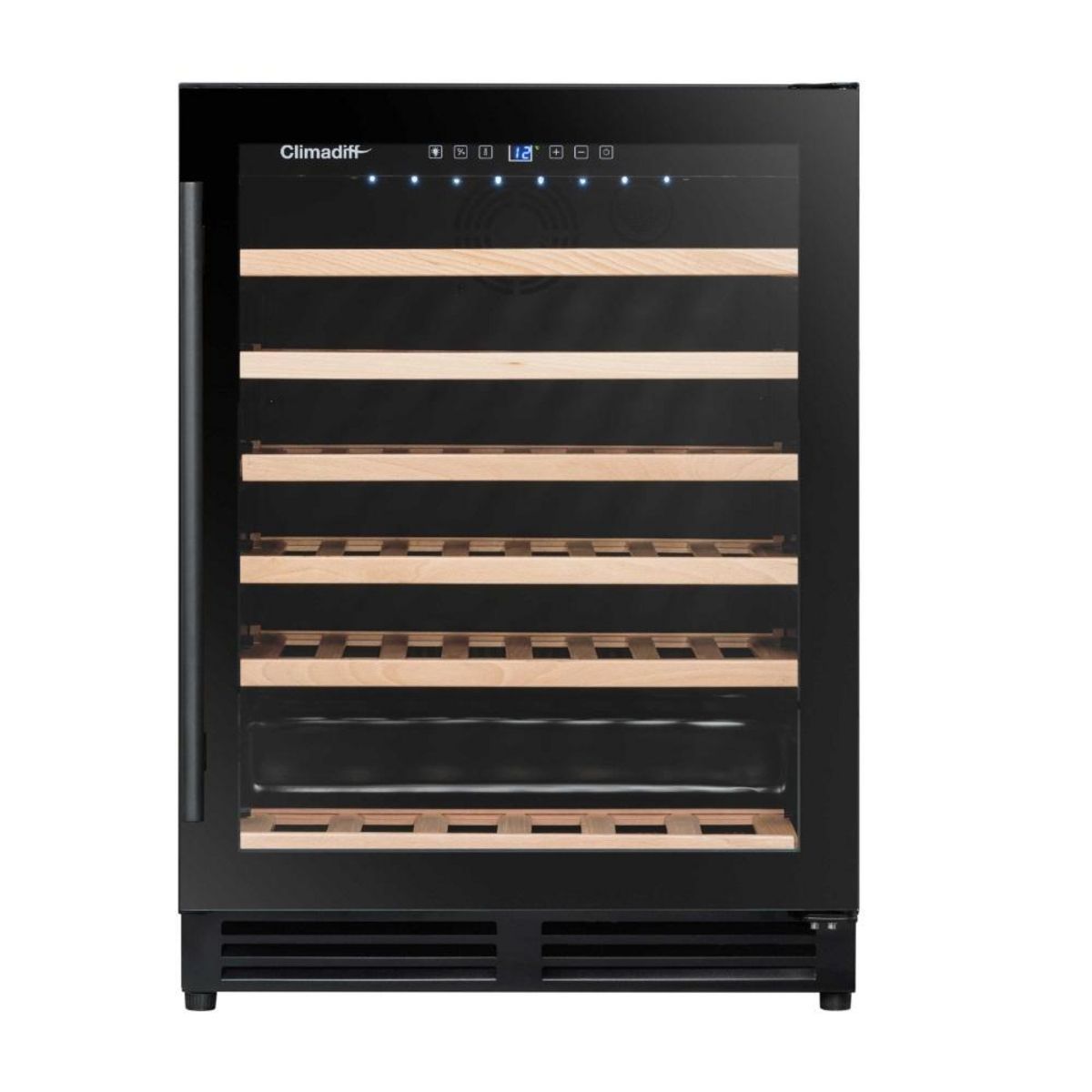 Climadiff Cave à vin de service encastrable 51 bouteilles - CBU51S2B