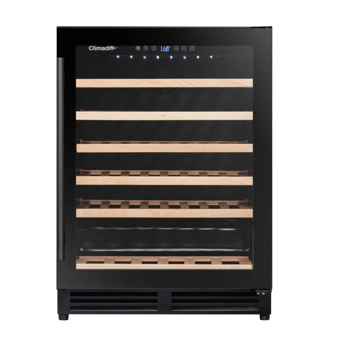 Climadiff Cave à vin de service encastrable 51 bouteilles - CBU51S2B