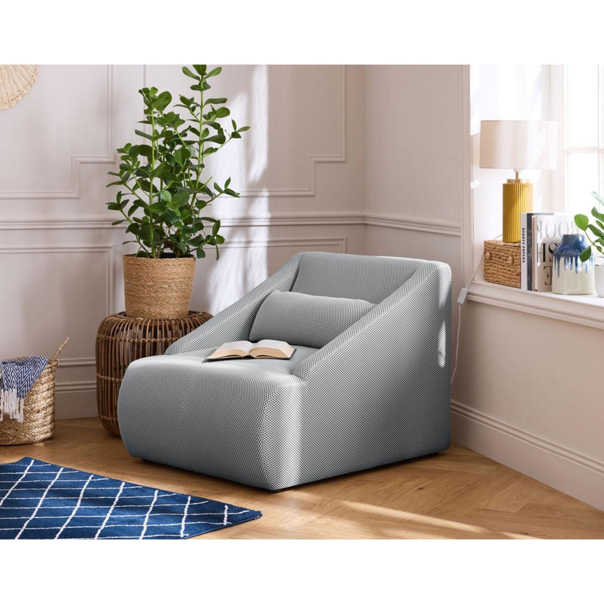 LISA DESIGN Onyx - fauteuil - en tissu mailles 3d