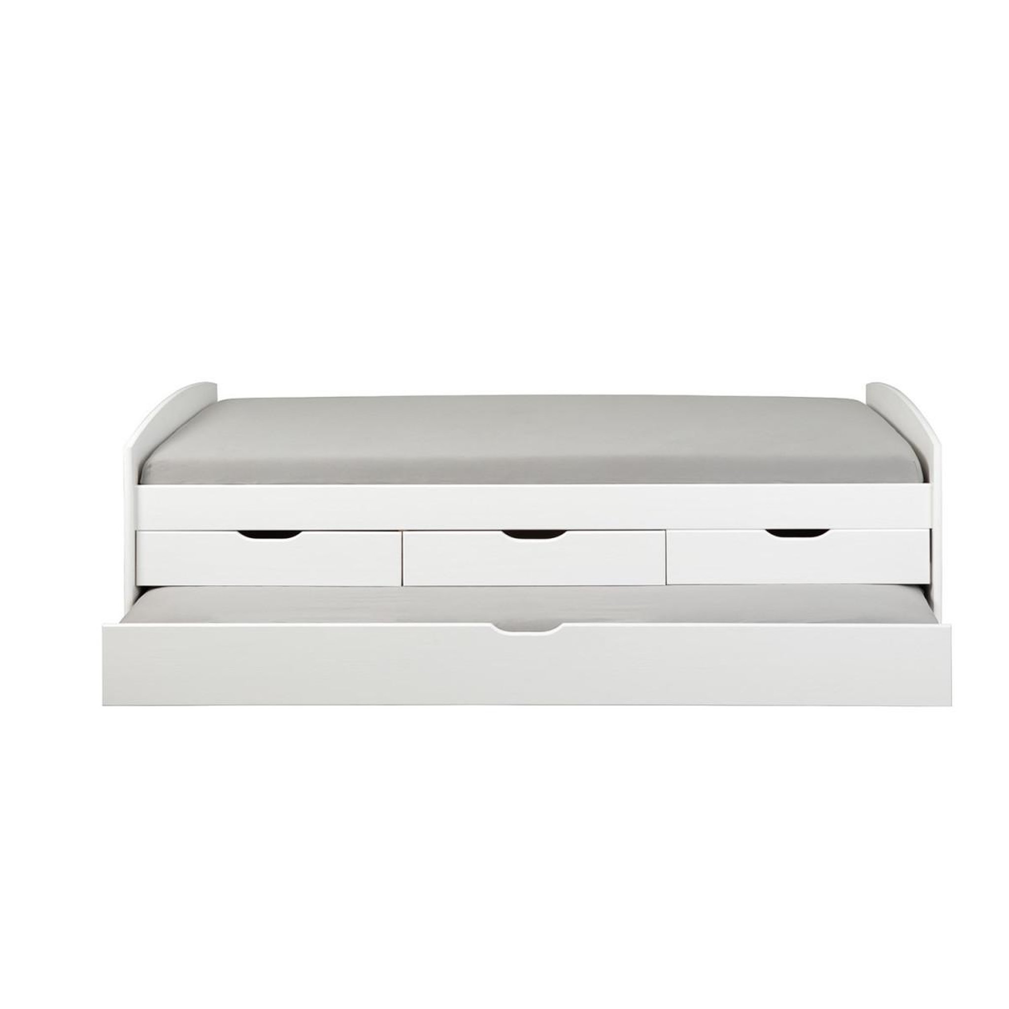 Voir la diapositive 2 : INTERLINK Lit gigogne RIEKA 90x200