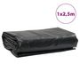 Voir la diapositive 6 : VIDAXL Bache noir 1x2,5 m 650 g/m²