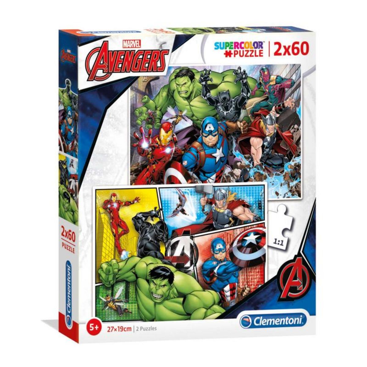 CLEMENTONI Clementoni Puzzle The Avengers, 2x60st.