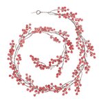 ATMOSPHERA Guirlande de Noël Déco  Baies  190cm Rouge
