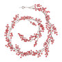 Voir la diapositive 1 : ATMOSPHERA Guirlande de Noël Déco  Baies  190cm Rouge