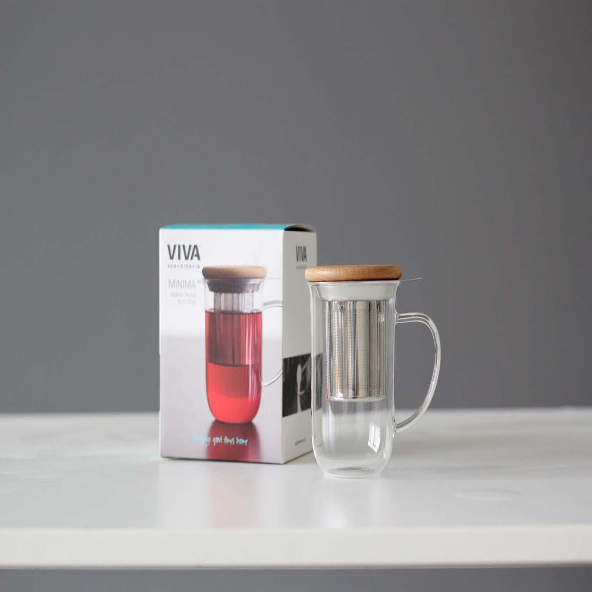 Voir la diapositive 2 : VIVA SCANDINAVIA Tisanière en verre 0.35 L