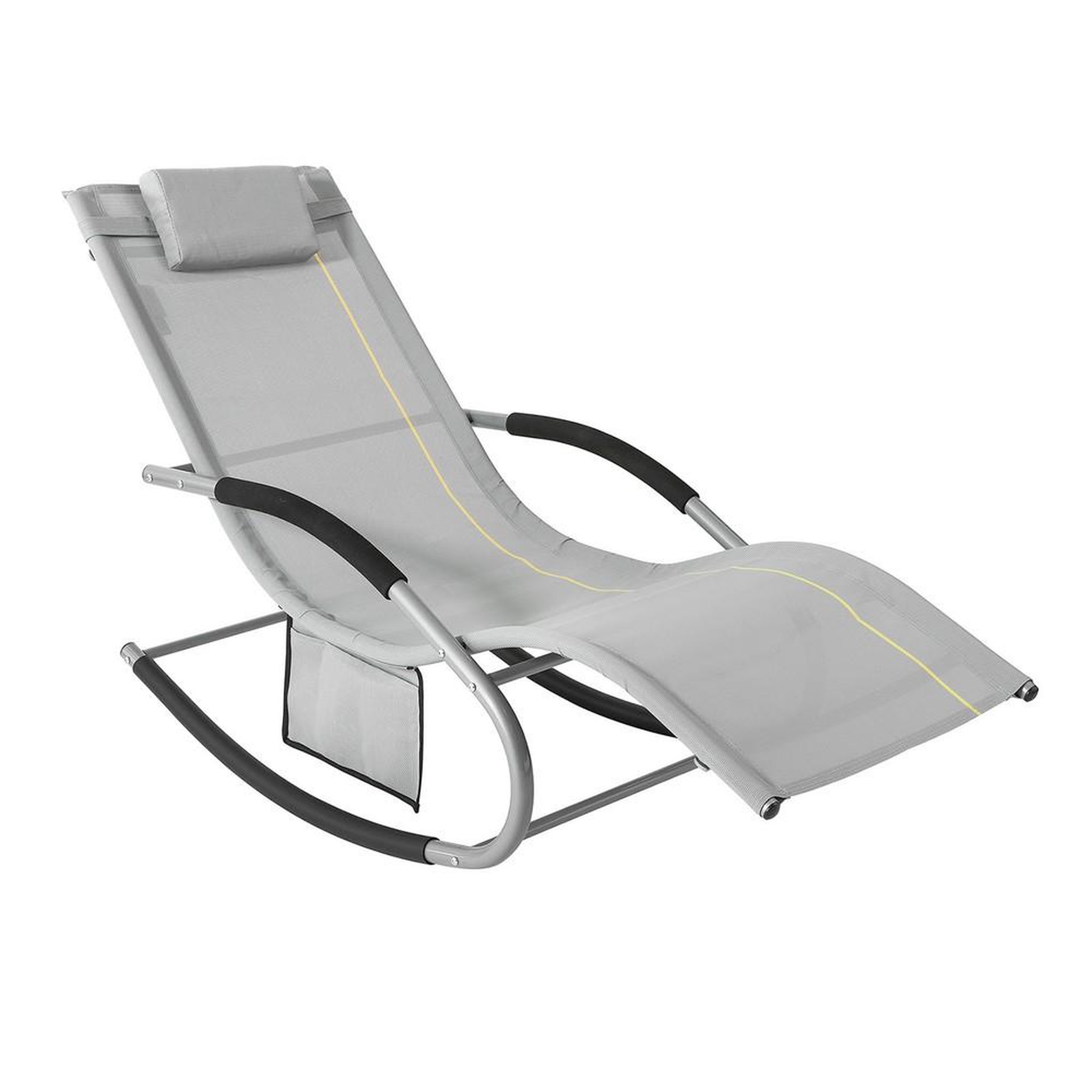 Voir la diapositive 1 : SOBUY SoBuy - Fauteuil À Bascule De Jardin pliable - Moderne - OGS28