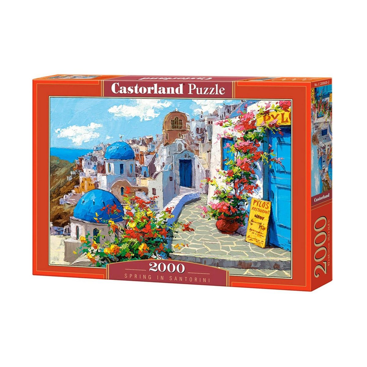 Castorland Puzzle 2000 pièces : Santorin au printemps