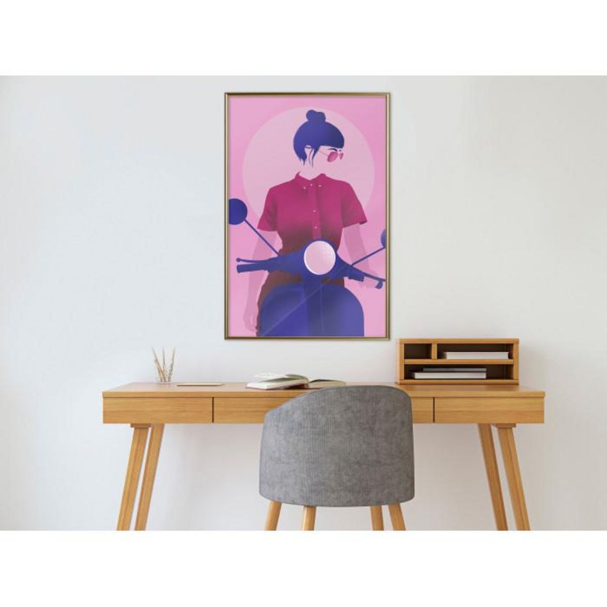 Paris Prix Affiche Murale Encadrée  Independent Girl