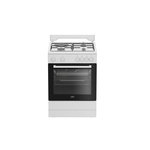 Beko Cuisinière mixte 73l 4 feux blanc - FBS63121WD