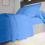 Voir la diapositive 2 : DODO Drap plat Influence Percale Lazuli