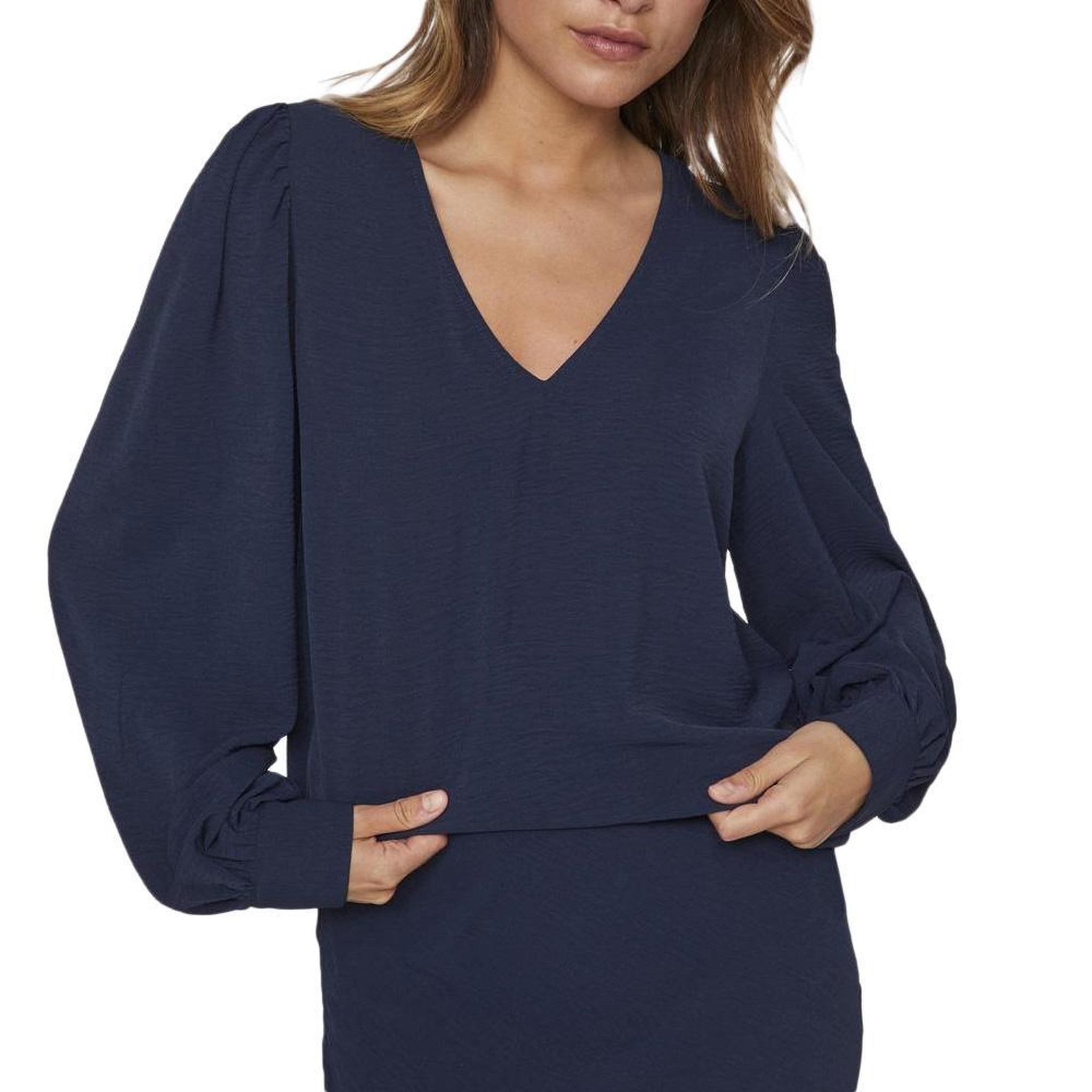 Vila Blouse Marine Femme Vila Gaja. Coloris disponibles : Bleu