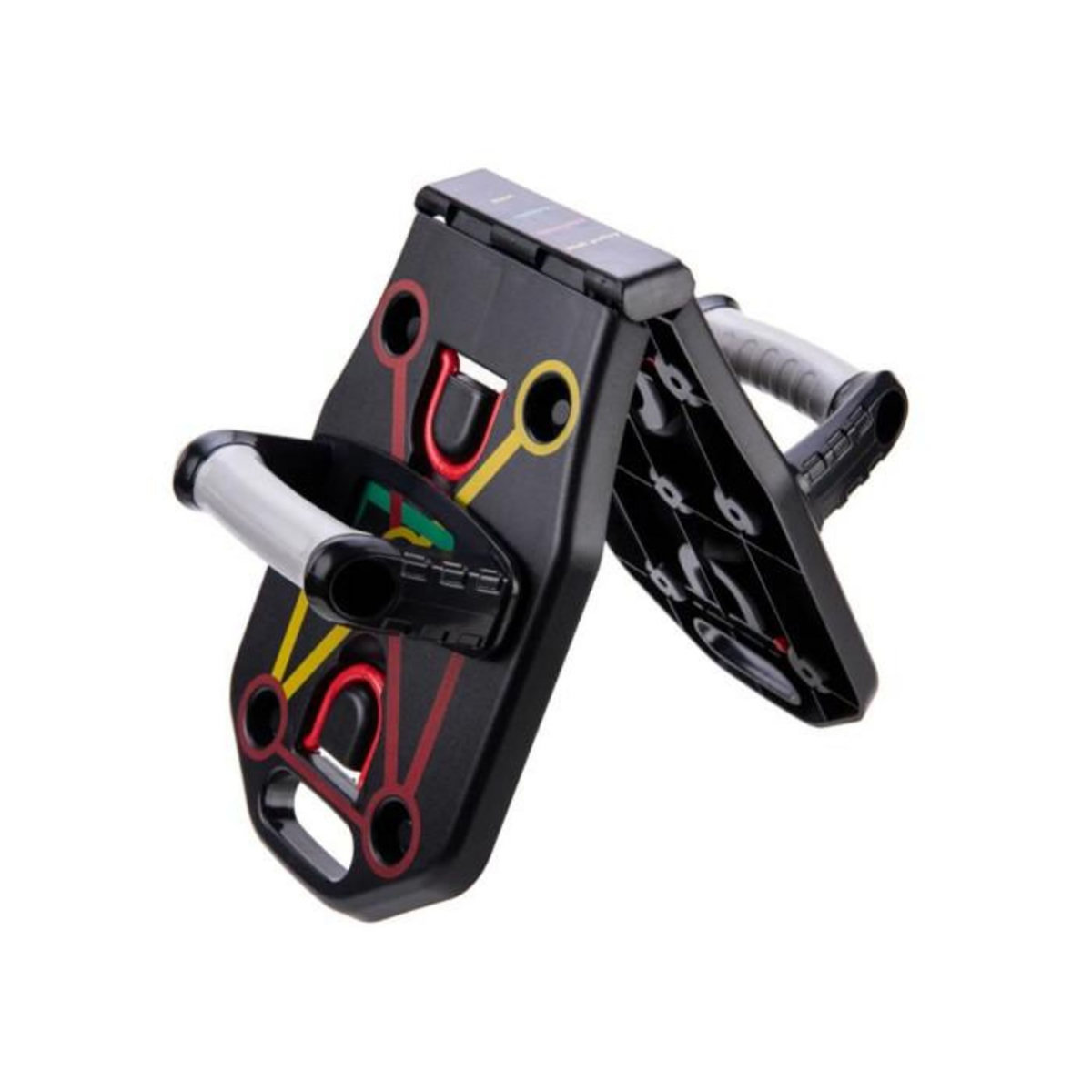 Paris Prix Planche de Musculation Push Up  9 en 1  64cm Noir