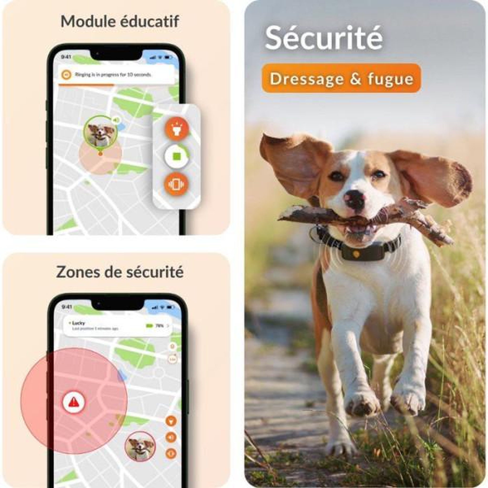 Voir la diapositive 5 : WEENECT Traceur gps pour chien sans collier - weenect - chien xt - antenne xl - etanche - fonctionne avec abonnement