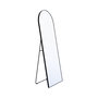 Voir la diapositive 1 : SWEEEK Miroir sur pied en aluminium 60 x 165 x 2.8 cm noir - Justin