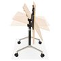 Voir la diapositive 6 : Paris Prix Bureau Pliable à Roulettes  Lexon  160cm Naturel