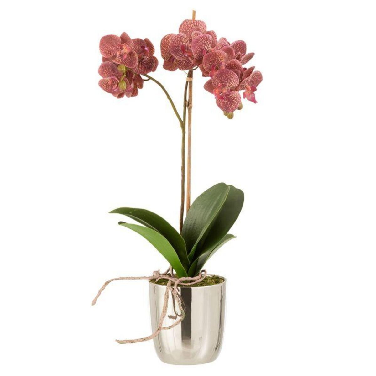 Paris Prix Plante Artificielle en Pot Orchidée 50cm Rose pas cher 