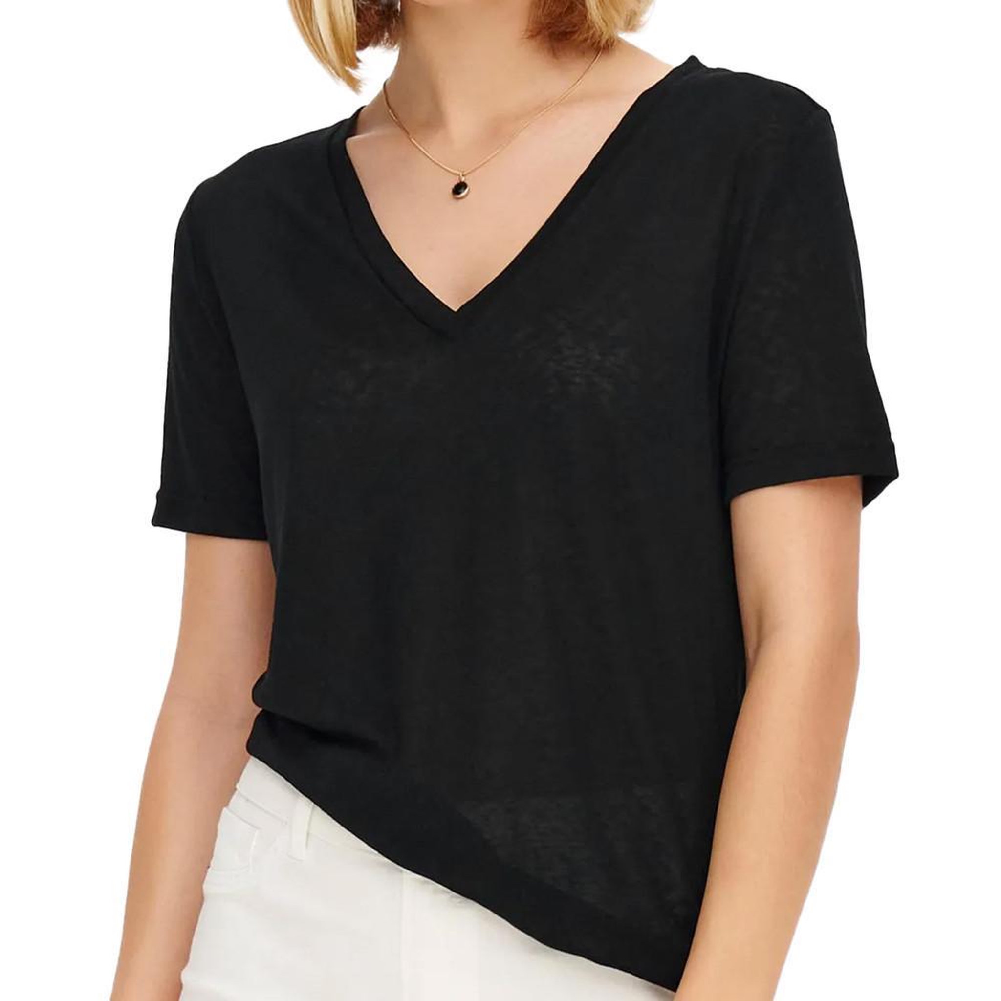 Voir la diapositive 1 : JACQUELINE DE YONG T-shirt Noir Femme JDY Carmen