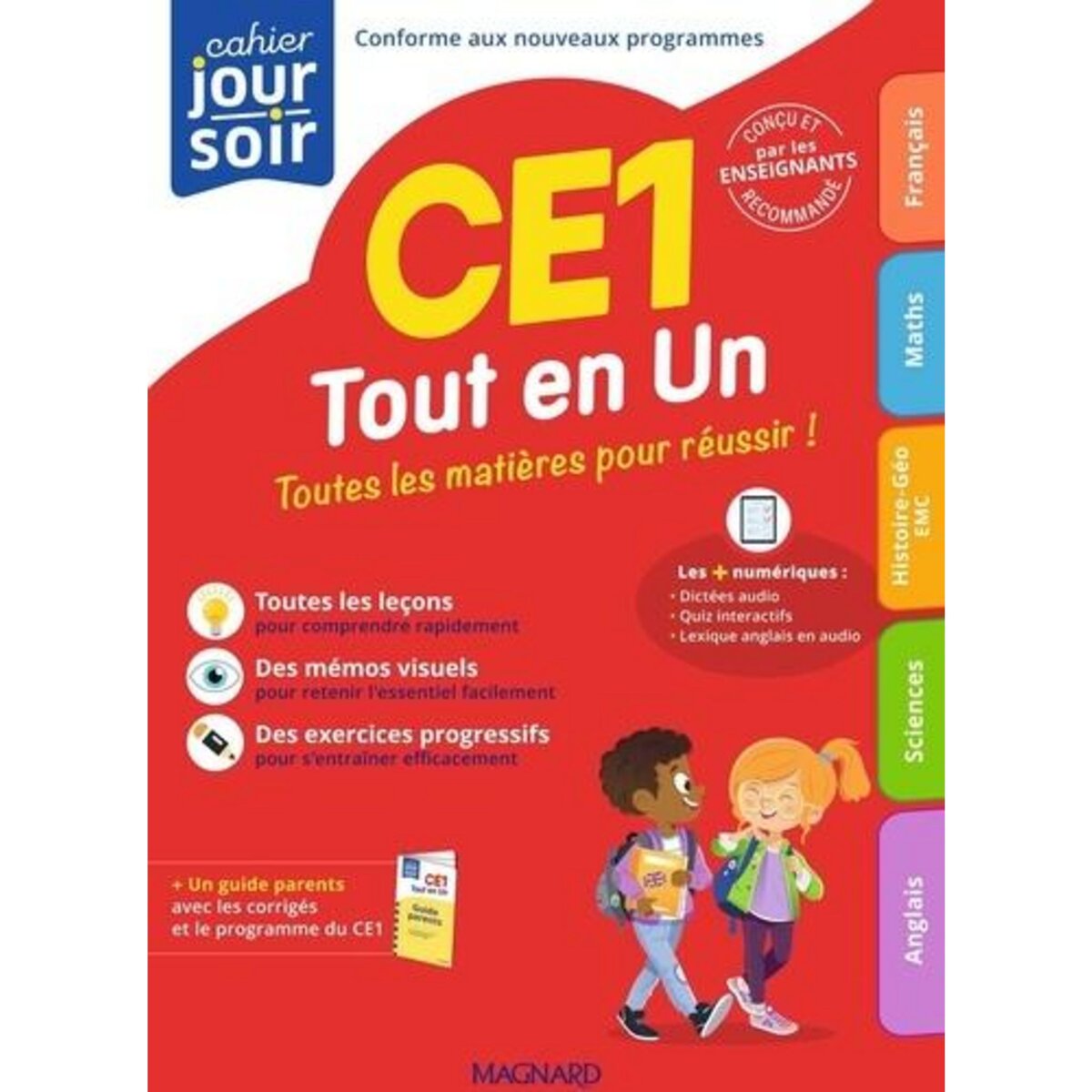 TOUT EN UN CE1. + GUIDE PARENTS, EDITION 2025, Goudy-Bernu Séverine