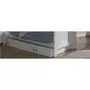 Tiroir de lit coloris blanc laqué pour lit 90x200 cm MARINE